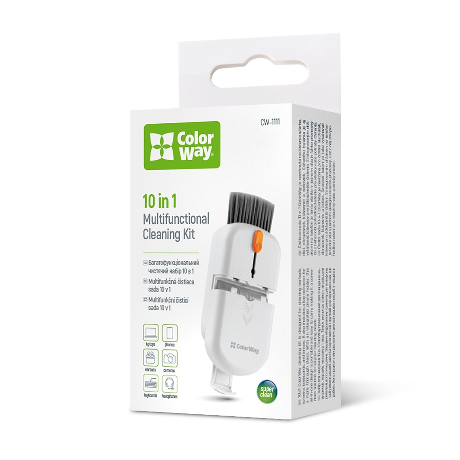 ColorWay 10-in-1 Electronics Cleaning Kit with Microfiber Cloths ColorWay 10-in-1 Electronics Cleaning Kit with Microfiber Cloths